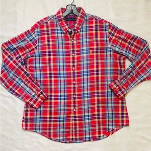 Ralph Lauren Men's Multicolor Plaid Button Down Shirt